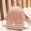 stylish-ladies-check-lock-small-backpack-&-shoulder-handbag-with-coin-purse