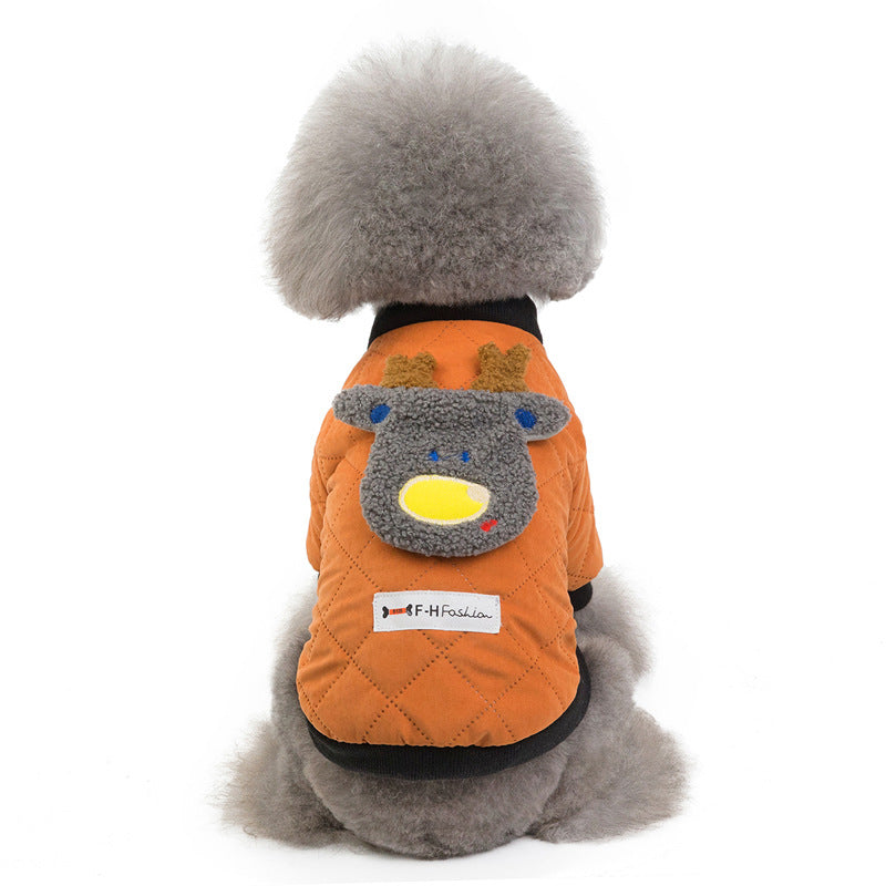Dog Clothes Winter Padded Jacket Cute Autumn And Winter Clothes