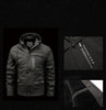 2023 Winter Plus Size Fleece Hooded Jacket - Men's Casual Shell