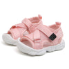 girls-solid-color-velcro-korean-style-sandals