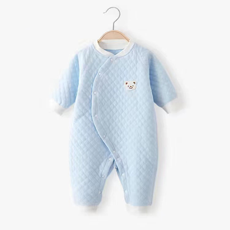 Newborn One-piece Warm Pajamas Thickened Romper
