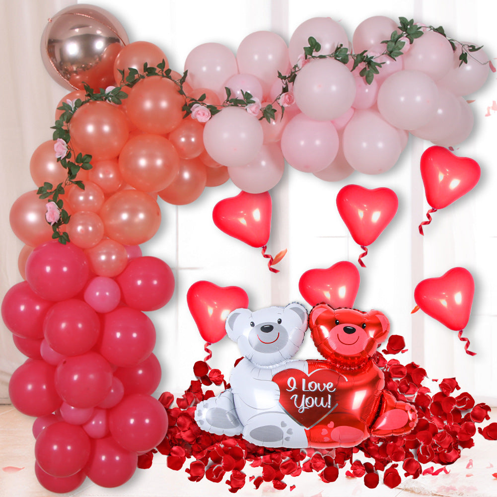 Valentine's Day Balloon Chain Set Valentine's Day Wedding Party