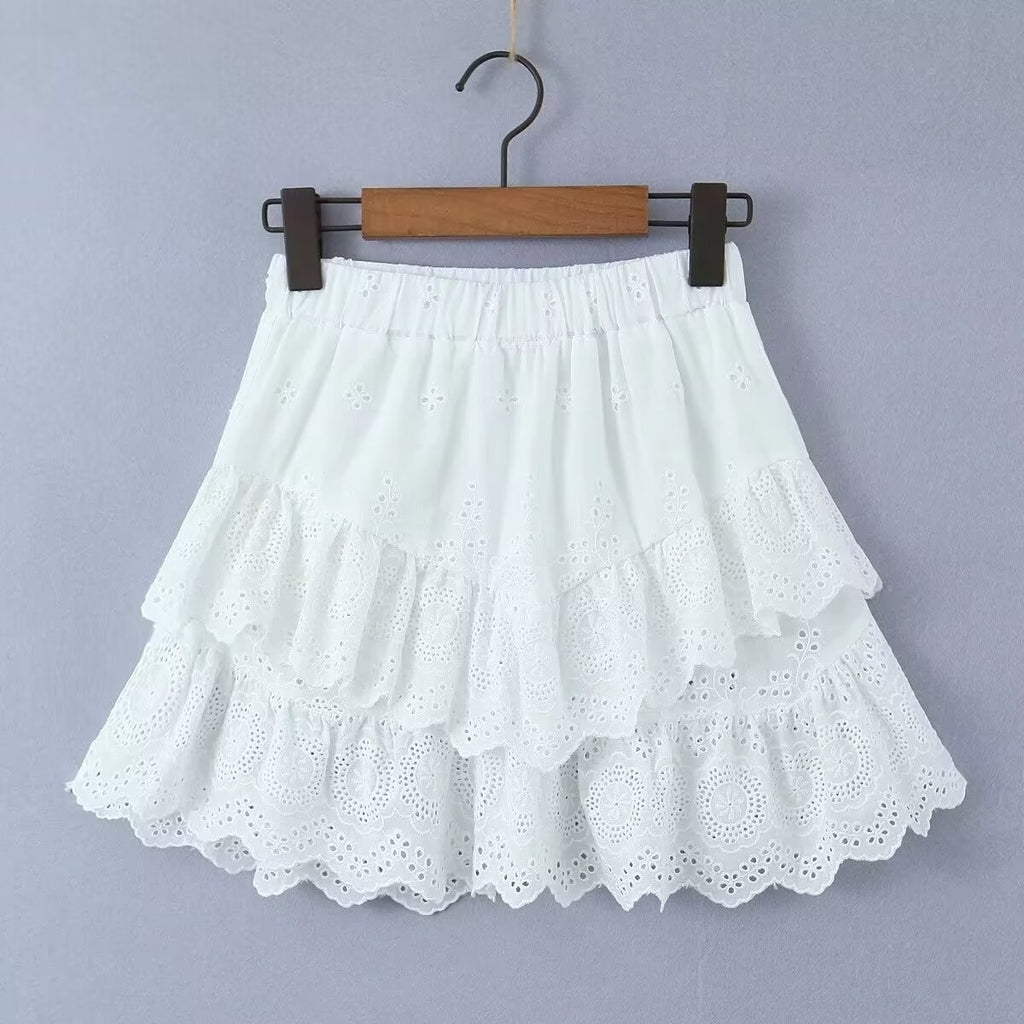 elegant-french-style-pure-white-lace-skirt-classic-&-chic