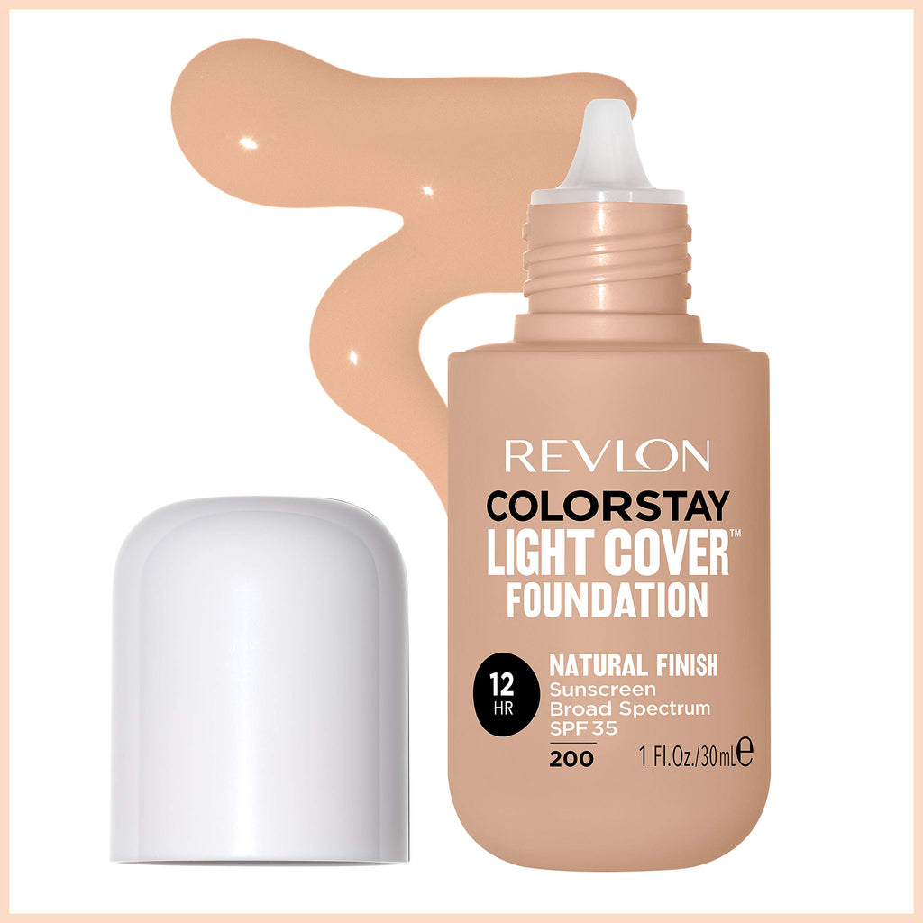 Discover Flawless Radiance: 2 packs of Revlon Colorstay Light Cover Foundation, SPF 30, #320, #200, #130 and #110 True Beige - Your Natural Glow Awaits!