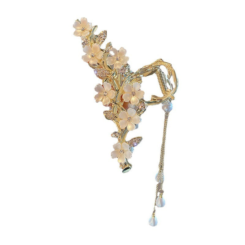 elegant-metal-pearl-orchid-tassel-hair-clip-for-women