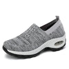 Mesh Sports Shoes Breathable Slip On Air Cushion Sneakers Casual Thick Bottom Heightened Shoes