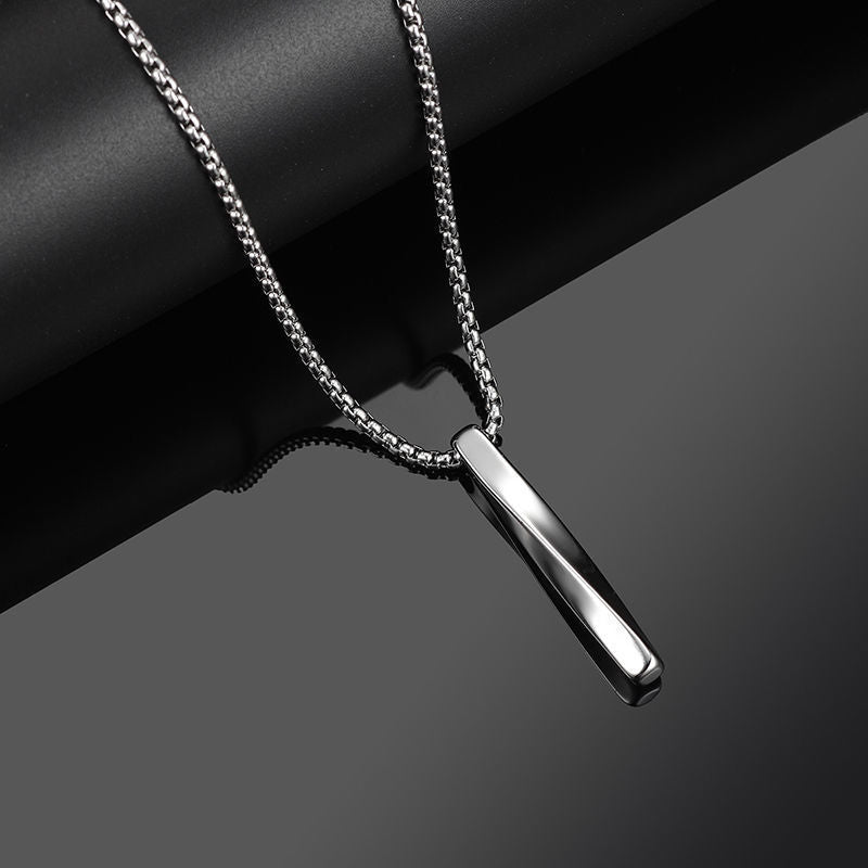 Cross Pendant Silver Gold Black Stainless Steel - Elegant Style Statement