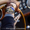 Gold Skeleton Vintage Men's Watch - Luxury Timepiece